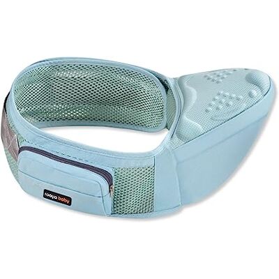 SONARIN Ademend, ergonomisch, babydraagzak, heupzitje, multifunctionele buikdrager, lichte taille, met zijvak, voor pasgeborenen, peuters, 0-36 maanden (blauw) SONARIN Ademend, ergonomisch, babydraagzak, heupzitje, multifunctionele buikdrager, lichte taille, met zijvak, voor pasgeborenen, peuters, 0-36 maanden (blauw)