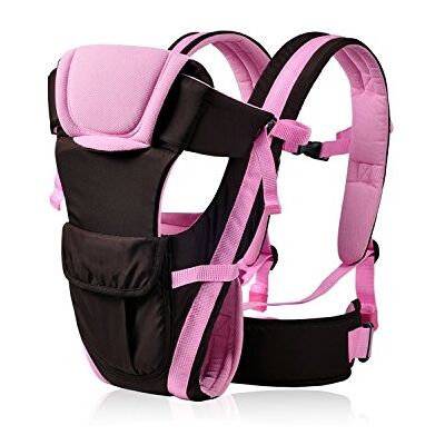 SONARIN All Season 4 standen verstelbaar, babydrager met variabele riem en afneembare mandbodem, ergonomisch, vrije maat, geschikt voor de groei van je kind (roze) SONARIN All Season 4 standen verstelbaar, babydrager met variabele riem en afneembare mandbodem, ergonomisch, vrije maat, geschikt voor de groei van je kind (roze)