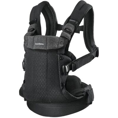 BabyBjörn Harmony babydraagzak, 3D-mesh, zwart BabyBjörn Harmony babydraagzak, 3D-mesh, zwart