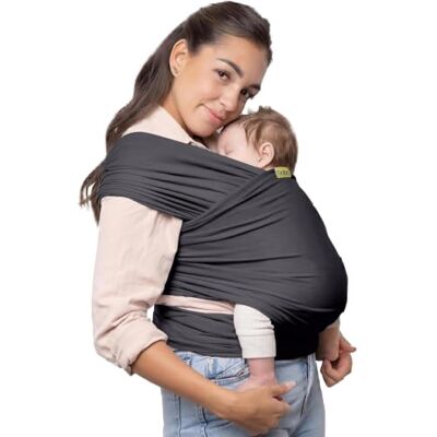 Boba Baby Wrap Carrier Dark Grey De originele baby en pasgeboren Sling, perfect voor baby's en baby's tot 15 kg Ademende handenvrije babydrager; ergonomisch, veilige grip voor pasgeborenen tot peuters, 3-16 kg. Boba Baby Wrap Carrier Dark Grey De originele baby en pasgeboren Sling, perfect voor baby's en baby's tot 15 kg Ademende handenvrije babydrager; ergonomisch, veilige grip voor pasgeborenen tot peuters, 3-16 kg.