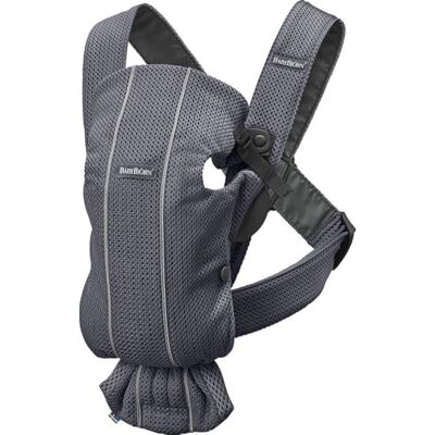 BabyBjörn Babydrager Mini, 3D netstof,1 Stuk (1er-pakket) antracietgrijs BabyBjörn Babydrager Mini, 3D netstof,1 Stuk (1er-pakket) antracietgrijs