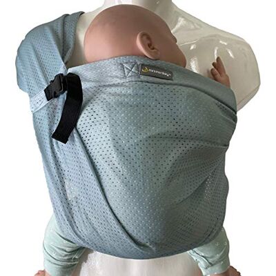 Minimonkey Groene Mini Sling babydrager voor pasgeborenen vanaf de geboorte (0-2 jaar) tot 15 kg Ergonomische waterdichte zomerdraagtas op de buik Draagt in M-positie Systeem Minimonkey Groene Mini Sling babydrager voor pasgeborenen vanaf de geboorte (0-2 jaar) tot 15 kg Ergonomische waterdichte zomerdraagtas op de buik Draagt in M-positie Systeem