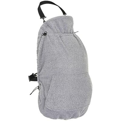 Hoppediz Basic draagdeken Universele warme fleecedeken voor draagdoek en draagzak, steen Hoppediz Basic draagdeken Universele warme fleecedeken voor draagdoek en draagzak, steen