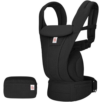 Ergobaby Omni Deluxe Alles-in-één babydrager vanaf de geboorte tot 20 kg, 4 Babydrager van ademend mesh 4 posities met ergonomische houder, 3,2 tot 20,4 kg, onyx zwart Ergobaby Omni Deluxe Alles-in-één babydrager vanaf de geboorte tot 20 kg, 4 Babydrager van ademend mesh 4 posities met ergonomische houder, 3,2 tot 20,4 kg, onyx zwart