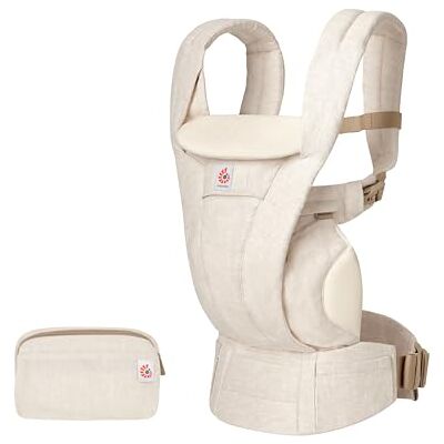 Ergobaby Omni Deluxe All-in-One Babydrager van linnen, 4 transportposities – pasgeborenen tot 20 kg, natuurlijk linnen Ergobaby Omni Deluxe All-in-One Babydrager van linnen, 4 transportposities – pasgeborenen tot 20 kg, natuurlijk linnen