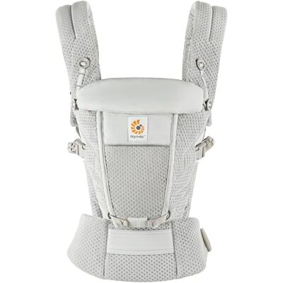 Ergobaby babydrager aangepast voor pasgeborenen, vanaf de geboorte, ergonomisch, 3 posities, van SoftFlex, net voor buik en rug, parelgrijs Ergobaby babydrager aangepast voor pasgeborenen, vanaf de geboorte, ergonomisch, 3 posities, van SoftFlex, net voor buik en rug, parelgrijs