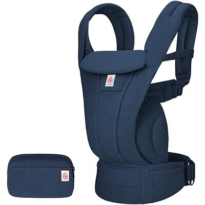 Ergobaby Omni Deluxe All-in-One babydrager voor pasgeborenen vanaf de geboorte tot 20 kg, 4 ergonomische posities, reissysteem, nachtblauw Ergobaby Omni Deluxe All-in-One babydrager voor pasgeborenen vanaf de geboorte tot 20 kg, 4 ergonomische posities, reissysteem, nachtblauw
