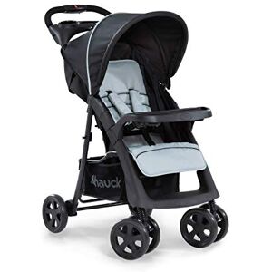 hauck Shopper Neo II buggy tot 25 kg met ligstand vanaf geboorte, compact inklapbaar, lichtgewicht, maar 7,5 kg, met twee bekerhouders zwart/grijs, 100 x 58 x 109 cm hauck Shopper Neo II buggy tot 25 kg met ligstand vanaf geboorte, compact inklapbaar, lichtgewicht, maar 7,5 kg, met twee bekerhouders zwart/grijs, 100 x 58 x 109 cm
