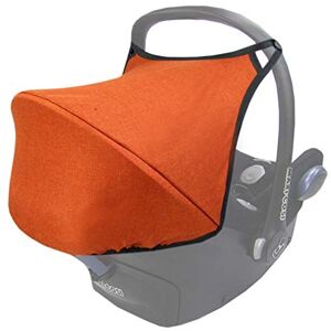 BambiniWelt by Rafael K. Bambiniwelt UV50+ zonnescherm voor Maxi-Cosi Cabrio Fix gemêleerd, gratis riembekleding (oranje gemêleerd) BambiniWelt by Rafael K. Bambiniwelt UV50+ zonnescherm voor Maxi-Cosi Cabrio Fix gemêleerd, gratis riembekleding (oranje gemêleerd)