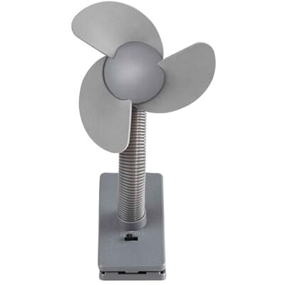 Dooky Kleine ventilator, zakventilator (accessoires voor auto en kinderwagen, ventilator op batterijen en klemmen, kan overal worden bevestigd, flexibel statief, perfect voor warme zomerdagen), grijs Dooky Kleine ventilator, zakventilator (accessoires voor auto en kinderwagen, ventilator op batterijen en klemmen, kan overal worden bevestigd, flexibel statief, perfect voor warme zomerdagen), grijs