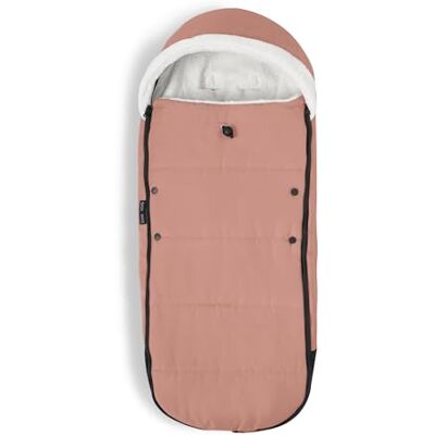 Stokke YOYO Ginger voetenzak, sherpa-voering, fleece capuchon met trekkoord, dubbele vulling, machinewasbaar op 30 °C, inclusief tas Stokke YOYO Ginger voetenzak, sherpa-voering, fleece capuchon met trekkoord, dubbele vulling, machinewasbaar op 30 °C, inclusief tas