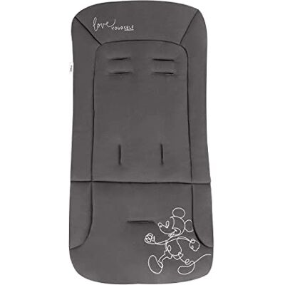 hauck Universele stoelhoes voor kinderwagen, kinderwagen, fietsaanhanger, katoen, ademend, zacht, eenvoudige bevestiging, zomer en winter, Mickey Mouse, zwart hauck Universele stoelhoes voor kinderwagen, kinderwagen, fietsaanhanger, katoen, ademend, zacht, eenvoudige bevestiging, zomer en winter, Mickey Mouse, zwart
