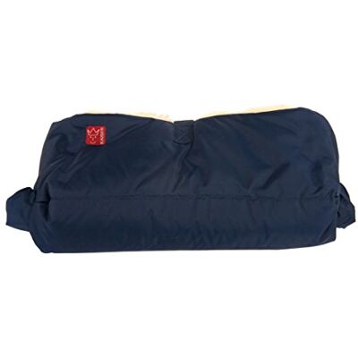 Kaiser Accessoires voor kinderwagen, groot, dubbel, lamsvel, marineblauw Kaiser Accessoires voor kinderwagen, groot, dubbel, lamsvel, marineblauw
