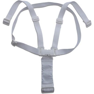 Chicco Vervangende riem voor Polly 2-in-1 kinderstoel, Polly Magic, Polly Progress en andere modellen, wit Chicco Vervangende riem voor Polly 2-in-1 kinderstoel, Polly Magic, Polly Progress en andere modellen, wit