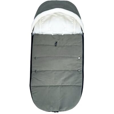 Brogtorl Universele voetenzak voor kinderwagen, compatibel met Babyzen YOYO/YOYO2, Stokke YOYO3 en Bugaboo, wind- en isolerende stof, eenvoudige reiniging (olijfgroen) Brogtorl Universele voetenzak voor kinderwagen, compatibel met Babyzen YOYO/YOYO2, Stokke YOYO3 en Bugaboo, wind- en isolerende stof, eenvoudige reiniging (olijfgroen)