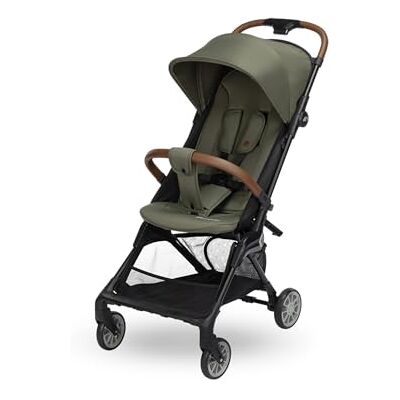Bebeconfort Zephir, compacte kinderwagen, 0 tot 4 jaar (22 kg max), lichte reiskinderwagen (5,6 kg), toegestaan in cabinebagage, kantelbare stoel en ligpositie, mand, mineraalgroen Bebeconfort Zephir, compacte kinderwagen, 0 tot 4 jaar (22 kg max), lichte reiskinderwagen (5,6 kg), toegestaan in cabinebagage, kantelbare stoel en ligpositie, mand, mineraalgroen
