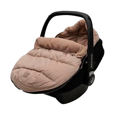 Jollein Puffed voetenzak, koekje, voor babydrager, autostoel groep 0+ en kinderwagen, voor 3-punts en 5-punts gordel Jollein Puffed voetenzak, koekje, voor babydrager, autostoel groep 0+ en kinderwagen, voor 3-punts en 5-punts gordel
