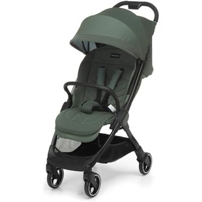 Foppapedretti Ciao Lichte kinderwagen, 0-22 kg (0-4 jaar), 1 hand sluiting, zelfstand, verstelbare rugleuning, gedempte wielen, objecthouder, aluminium frame, bos Foppapedretti Ciao Lichte kinderwagen, 0-22 kg (0-4 jaar), 1 hand sluiting, zelfstand, verstelbare rugleuning, gedempte wielen, objecthouder, aluminium frame, bos