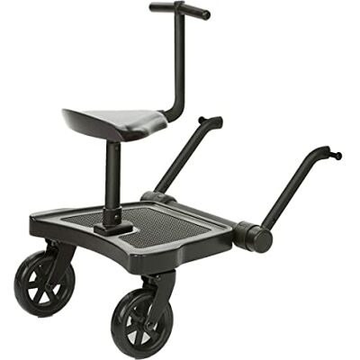 Baby-Direkt ABC Design Kiddy Board Kiddie Ride On 2 met zitting, belastbaar tot 20 kg, universeel, geschikt voor bijna alle soorten kinderwagens en buggy's Baby-Direkt ABC Design Kiddy Board Kiddie Ride On 2 met zitting, belastbaar tot 20 kg, universeel, geschikt voor bijna alle soorten kinderwagens en buggy's