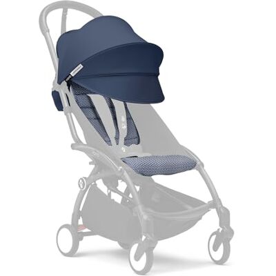 Stokke YOYO Color Pack 6+ vanaf 6 maanden, Air France Blue alleen textiel: zitkussen, uittrekbare afdekking met raam en achterzak met ritssluiting vereist YOYO chassis (apart verkrijgbaar) Stokke YOYO Color Pack 6+ vanaf 6 maanden, Air France Blue alleen textiel: zitkussen, uittrekbare afdekking met raam en achterzak met ritssluiting vereist YOYO chassis (apart verkrijgbaar)