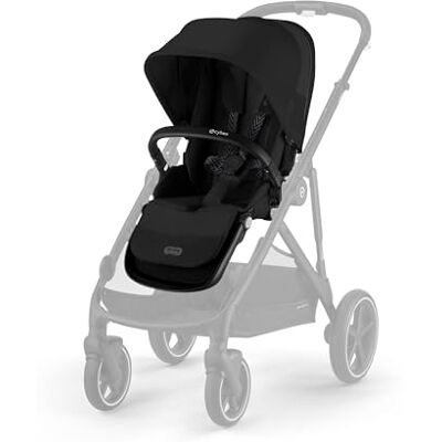 Cybex Gold zitje voor kinderwagen GAZELLE S en e-GAZELLE S, vanaf de geboorte tot ca. 4 jaar, zwart maan Cybex Gold zitje voor kinderwagen GAZELLE S en e-GAZELLE S, vanaf de geboorte tot ca. 4 jaar, zwart maan