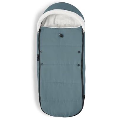 Stokke YOYO voetenzak, aqua, sherpa-voering, fleece capuchon met trekkoord, dubbele vulling, machinewasbaar op 30 °C, inclusief tas Stokke YOYO voetenzak, aqua, sherpa-voering, fleece capuchon met trekkoord, dubbele vulling, machinewasbaar op 30 °C, inclusief tas