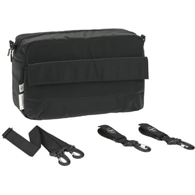 Lässig Kinderwagen-organizer, schoudertas, kinderwagentas met bevestiging voor kinderwagen/casual, buggy, organizer, zwart Lässig Kinderwagen-organizer, schoudertas, kinderwagentas met bevestiging voor kinderwagen/casual, buggy, organizer, zwart