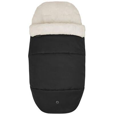 Maxi-Cosi 2-in-1 voetenzak voor kinderwagen, wintervoetenzak met fleecevoering, zwart Maxi-Cosi 2-in-1 voetenzak voor kinderwagen, wintervoetenzak met fleecevoering, zwart