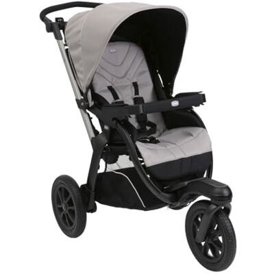 Chicco Activ3 kinderwagen met 3 wielen, functioneel en eenvoudig te manoeuvreren op elk terrein, ruime zitting, verstelbare rugleuning, praktische en snelle sluiting, verstelbare schokdempers, 0 maanden, beige Chicco Activ3 kinderwagen met 3 wielen, functioneel en eenvoudig te manoeuvreren op elk terrein, ruime zitting, verstelbare rugleuning, praktische en snelle sluiting, verstelbare schokdempers, 0 maanden, beige