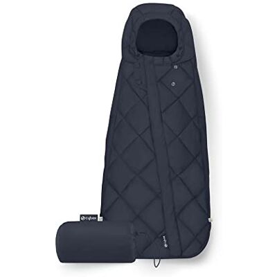 Cybex Gold Snøgga Mini 2 voetenzak, voor baby's vanaf de geboorte tot ca. 24 maanden, tog 4, oceaanblauw (blauw) Cybex Gold Snøgga Mini 2 voetenzak, voor baby's vanaf de geboorte tot ca. 24 maanden, tog 4, oceaanblauw (blauw)