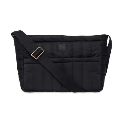 Jollein Kinderwagentas, zwart, voor kinderwagen en buggy, Mom Bag, multifunctionele babytas, zwart, 30 x 21 x 11 cm, eigentijds Jollein Kinderwagentas, zwart, voor kinderwagen en buggy, Mom Bag, multifunctionele babytas, zwart, 30 x 21 x 11 cm, eigentijds