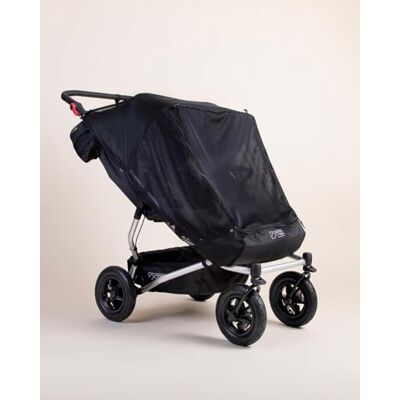 mountain buggy Protection solaire et anti-insectes avec housse occultante V4 Double Sun UV Bug Mesh & Blackout Cover Set pour poussette Duet Heritage v4 mountain buggy Protection solaire et anti-insectes avec housse occultante V4 Double Sun UV Bug Mesh & Blackout Cover Set pour poussette Duet Heritage v4