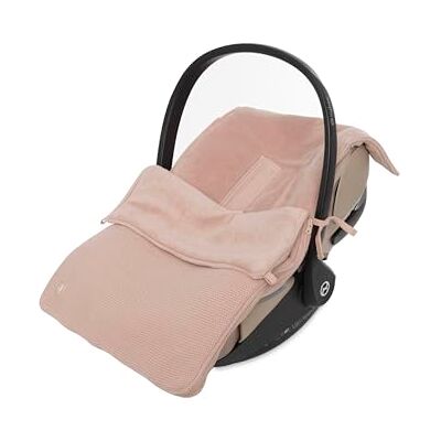 Jollein Basic Knit voetenzak Wild Rose Voor baby's groep 0+ en kinderwagen Voor 3-punts en 5-punts gordels Gebreid patroon en fleecevoering Jollein Basic Knit voetenzak Wild Rose Voor baby's groep 0+ en kinderwagen Voor 3-punts en 5-punts gordels Gebreid patroon en fleecevoering
