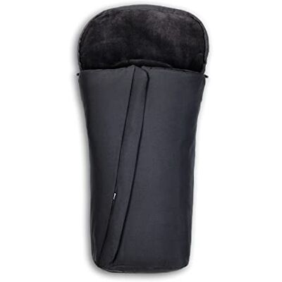 hauck Universele voetenzak voor kinderwagen, kinderwagen en kinderwagen, warm en zacht fleece, machinewasbaar, zwart hauck Universele voetenzak voor kinderwagen, kinderwagen en kinderwagen, warm en zacht fleece, machinewasbaar, zwart