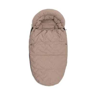 Jollein Milky Coffee voetenzak met reliëf voor kinderwagen of kinderwagen, zachte fleecevoering, volledige opening, wasbaar op 30 °C Jollein Milky Coffee voetenzak met reliëf voor kinderwagen of kinderwagen, zachte fleecevoering, volledige opening, wasbaar op 30 °C