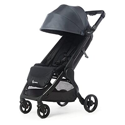 Ergobaby Metro+ kinderwagen met ligfunctie, opvouwbaar, geschikt voor klein, licht en compact, leigrijs Ergobaby Metro+ kinderwagen met ligfunctie, opvouwbaar, geschikt voor klein, licht en compact, leigrijs