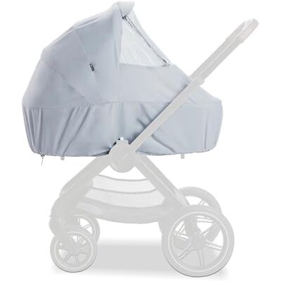 hauck Regenhoes kinderwagen en kinderwagen voor Walk N Care, contactvenster, verstelbare universele hoes, ook zonneklep, opvouwbaar, compact, grijs hauck Regenhoes kinderwagen en kinderwagen voor Walk N Care, contactvenster, verstelbare universele hoes, ook zonneklep, opvouwbaar, compact, grijs