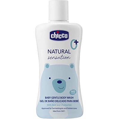 Chicco NATURAL SENSATION Zacht babybadje zonder tranen 200 ml Chicco NATURAL SENSATION Zacht babybadje zonder tranen 200 ml