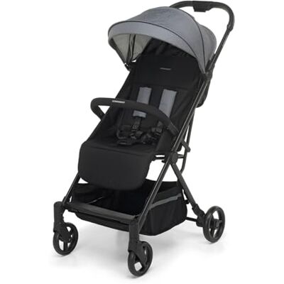 Foppapedretti Compacte kinderwagen, 0-22 kg (0-4 jaar), sluiting met 1 hand, zelfstand, verstelbare rugleuning, draagbaar, objecthouder, aluminium frame, beton Foppapedretti Compacte kinderwagen, 0-22 kg (0-4 jaar), sluiting met 1 hand, zelfstand, verstelbare rugleuning, draagbaar, objecthouder, aluminium frame, beton