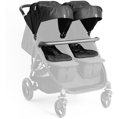 Roma Gemini 2 kleuren gitzwart Roma Gemini 2 kleuren gitzwart