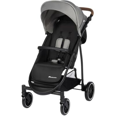 Bebeconfort Ingenious, compacte wandelwagen, comfort met ligpositie, vanaf de geboorte tot 4 jaar, tot 22 kg, Tinted Grey Bebeconfort Ingenious, compacte wandelwagen, comfort met ligpositie, vanaf de geboorte tot 4 jaar, tot 22 kg, Tinted Grey