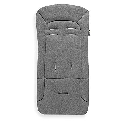 hauck Universele stoelhoes voor kinderwagen, fietskar, katoen, ademend, zacht, eenvoudige bevestiging, zomer en winter, houtskoolgrijs hauck Universele stoelhoes voor kinderwagen, fietskar, katoen, ademend, zacht, eenvoudige bevestiging, zomer en winter, houtskoolgrijs
