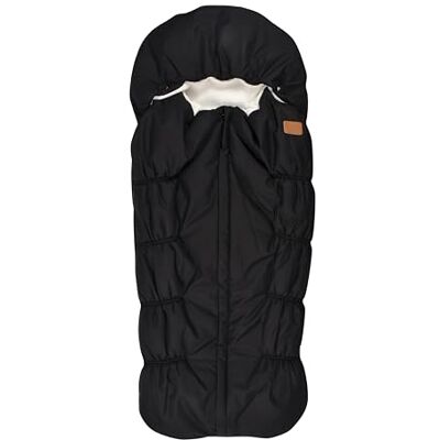 Béaba , voetenzak voor kinderwagen, 100% waterdicht, winddicht, dubbel fleece, ultra warm, TOG 6, harnas met 3 en 5 punten, capuchon met afdekking, ritssluiting, 6-24 maanden, zwart Béaba , voetenzak voor kinderwagen, 100% waterdicht, winddicht, dubbel fleece, ultra warm, TOG 6, harnas met 3 en 5 punten, capuchon met afdekking, ritssluiting, 6-24 maanden, zwart