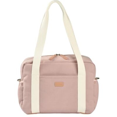 Béaba , Luiertas voor baby's, meerdere vakken, 10 zakken, trolleykoffer, schouderriem, koeltas, aankleedkussen, waterafstotend, inhoud 16 l, Parijstas, poederroze Béaba , Luiertas voor baby's, meerdere vakken, 10 zakken, trolleykoffer, schouderriem, koeltas, aankleedkussen, waterafstotend, inhoud 16 l, Parijstas, poederroze