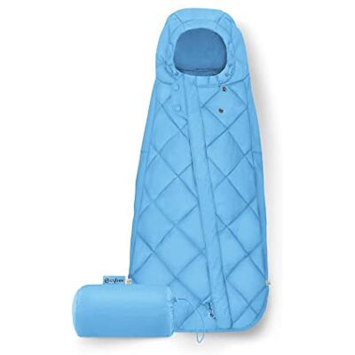 Cybex Gold Snøgga Mini 2 voetenzak, voor baby's, vanaf de geboorte tot ca. 24 maanden, tog 4, strandblauw (blauw) Cybex Gold Snøgga Mini 2 voetenzak, voor baby's, vanaf de geboorte tot ca. 24 maanden, tog 4, strandblauw (blauw)
