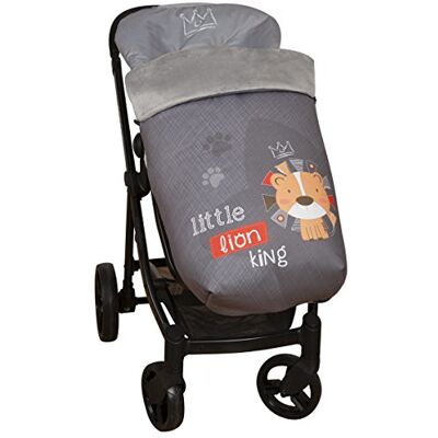 Babyline Lion stoeltas met servieshoes in grijs Babyline Lion stoeltas met servieshoes in grijs