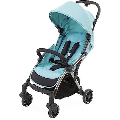 Chicco Cheerio kinderwagen voor baby's, compact, van 0 tot 15 kg, ultralicht, opvouwbaar en kantelbaar, met slaapstand, automatische sluiting, zonneklep en regenbescherming, Hydra Chicco Cheerio kinderwagen voor baby's, compact, van 0 tot 15 kg, ultralicht, opvouwbaar en kantelbaar, met slaapstand, automatische sluiting, zonneklep en regenbescherming, Hydra