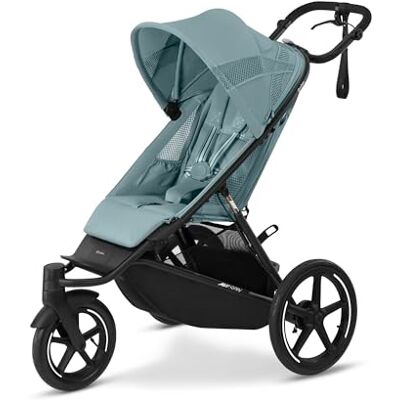 Cybex AVI Spin kinderwagen, vanaf de geboorte tot ca. 4 jaar, max. 111 cm en 22 kg, stadsbuggy, offroad-buggy, stormachtig blauw Cybex AVI Spin kinderwagen, vanaf de geboorte tot ca. 4 jaar, max. 111 cm en 22 kg, stadsbuggy, offroad-buggy, stormachtig blauw