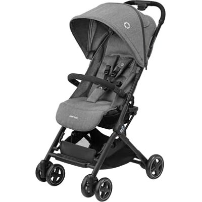 Maxi-Cosi Lara², Wandelwagen, 0-4 jaar, 0-22 kg, lichte en compacte babykinderwagen, 3 kantelposities, ligpositie, automatisch inklapbaar, schouderriem, Select Grey Poussette légère pour bébé de 0 à 4 ans, 3 positions allongées, position allongée à plat Maxi-Cosi Lara², Wandelwagen, 0-4 jaar, 0-22 kg, lichte en compacte babykinderwagen, 3 kantelposities, ligpositie, automatisch inklapbaar, schouderriem, Select Grey Poussette légère pour bébé de 0 à 4 ans, 3 positions allongées, position allongée à plat