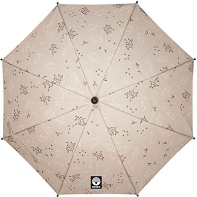 Dooky Parasol voor kinderwagen, kinderwagen, uv-bescherming UPF 50+, 180 graden flexibiliteit met Duo Flex-technologie, winddicht en waterdicht, 100% polyester, 76 cm, beige romantische bladeren Dooky Parasol voor kinderwagen, kinderwagen, uv-bescherming UPF 50+, 180 graden flexibiliteit met Duo Flex-technologie, winddicht en waterdicht, 100% polyester, 76 cm, beige romantische bladeren